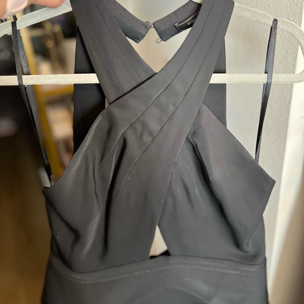 BCBGMaxAzria Elegant Black Peplum